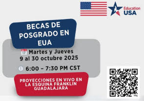 Sesión Informativa: Becas de Posgrado en EUA, EducationUSA